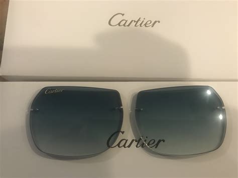 cartier rimless replacement lenses.